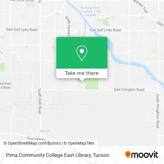 Mapa de Pima Community College East Library