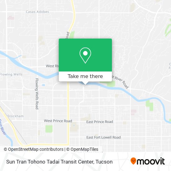 Sun Tran Tohono Tadai Transit Center map