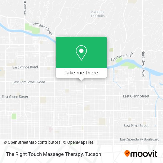 The Right Touch Massage Therapy map