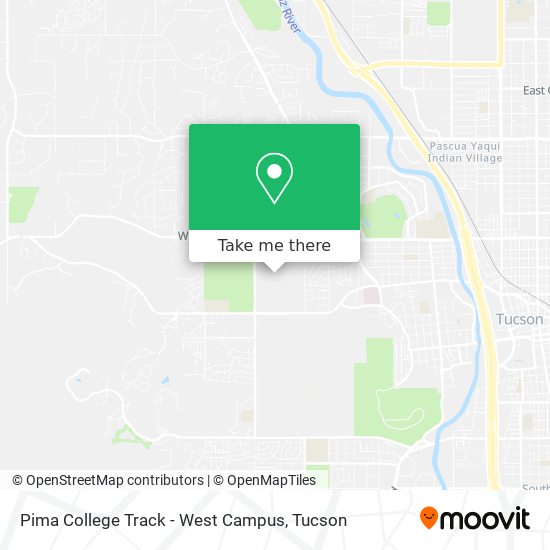 Mapa de Pima College Track - West Campus