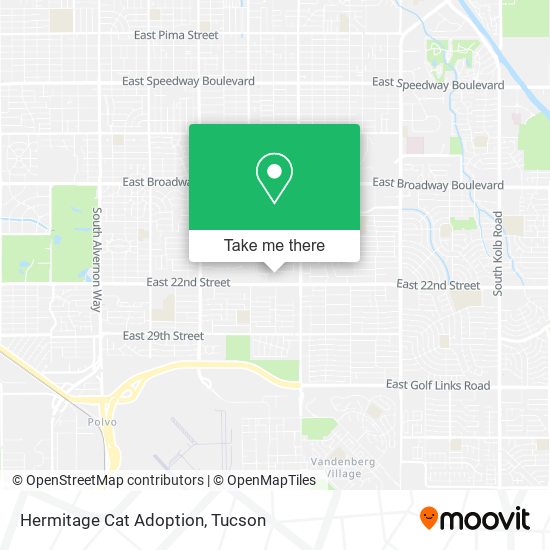 Hermitage Cat Adoption map