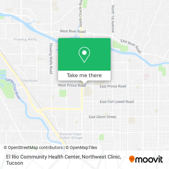 Mapa de El Rio Community Health Center, Northwest Clinic