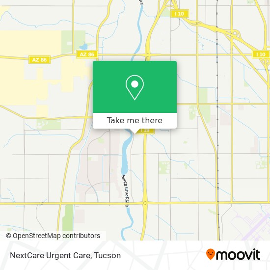 Mapa de NextCare Urgent Care