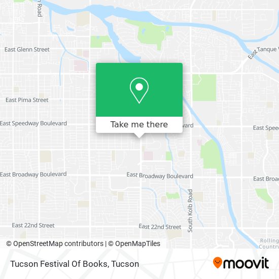 Mapa de Tucson Festival Of Books