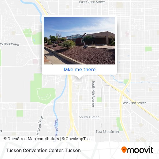 Tucson Convention Center map