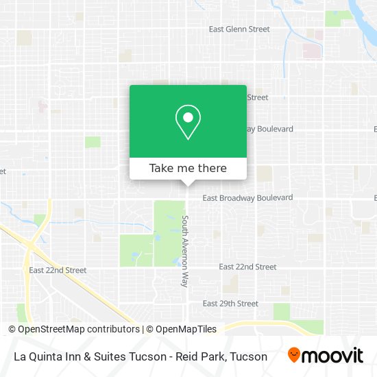 La Quinta Inn & Suites Tucson - Reid Park map