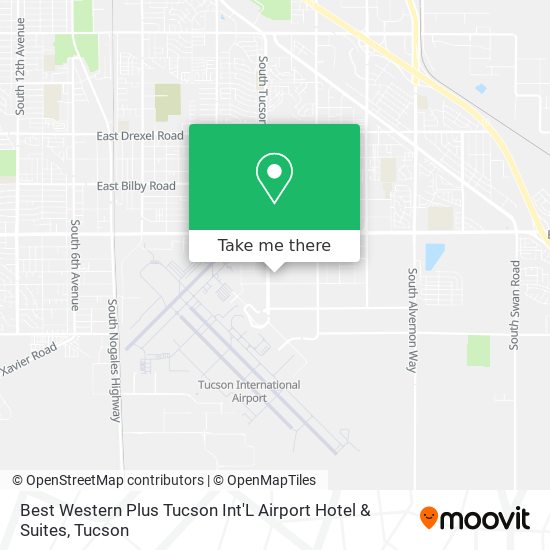 Best Western Plus Tucson Int'L Airport Hotel & Suites map