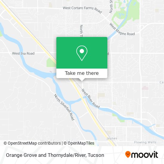 Orange Grove and Thornydale / River map