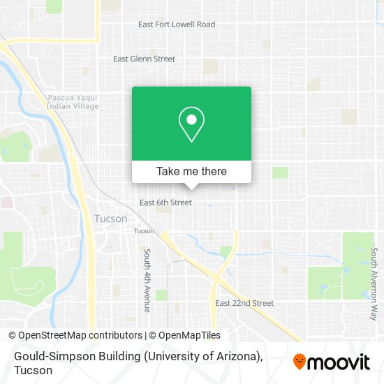 Gould-Simpson Building (University of Arizona) map