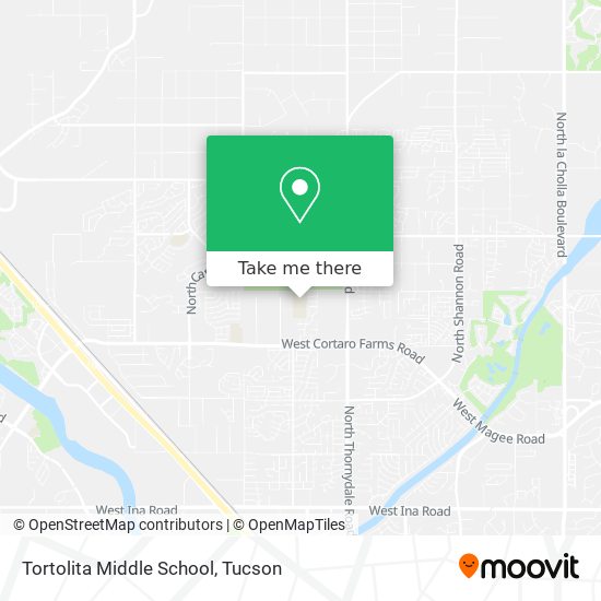 Mapa de Tortolita Middle School
