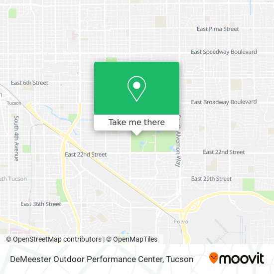 DeMeester Outdoor Performance Center map