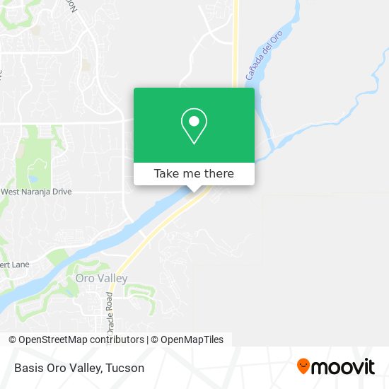 Basis Oro Valley map