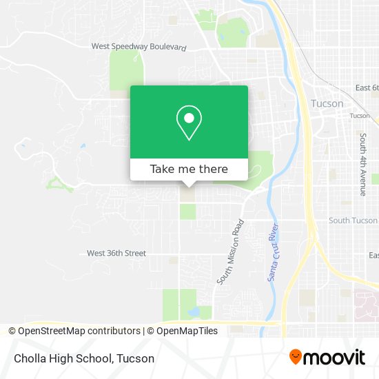 Cholla High School map