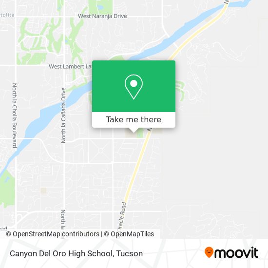 Mapa de Canyon Del Oro High School