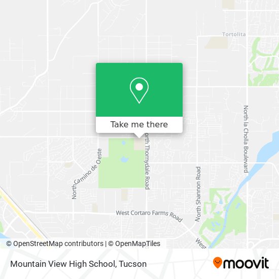 Mountain View High School map