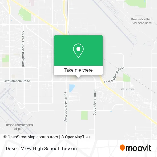 Desert View High School map