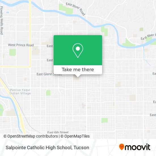 Salpointe Catholic High School map
