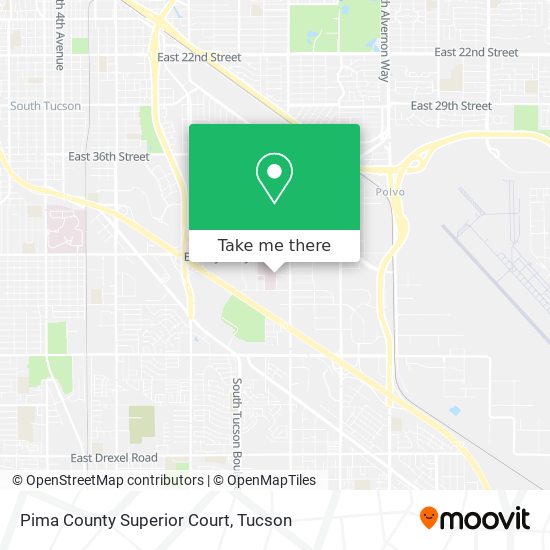 Pima County Superior Court map