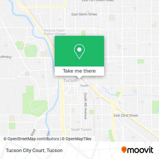 Mapa de Tucson City Court