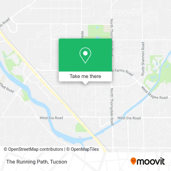 The Running Path map
