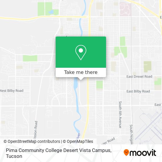 Mapa de Pima Community College Desert Vista Campus