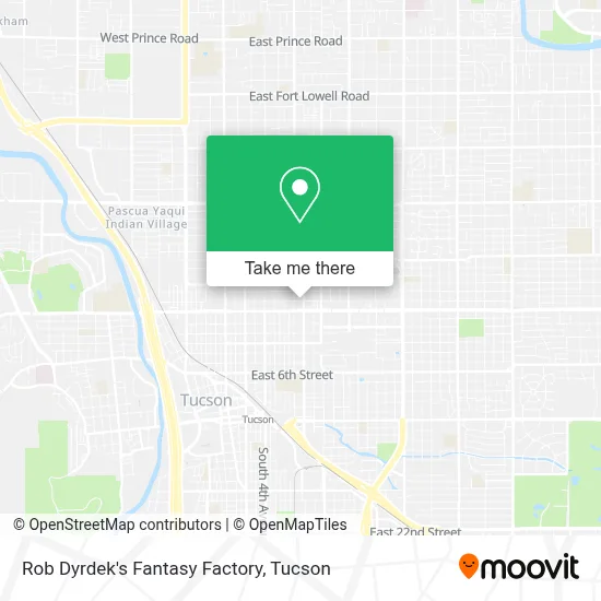 Rob Dyrdek's Fantasy Factory map