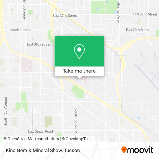 Mapa de Kino Gem & Mineral Show
