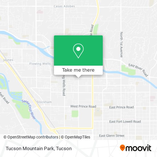 Mapa de Tucson Mountain Park