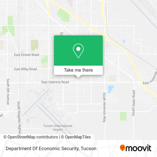 Department Of Economic Security map