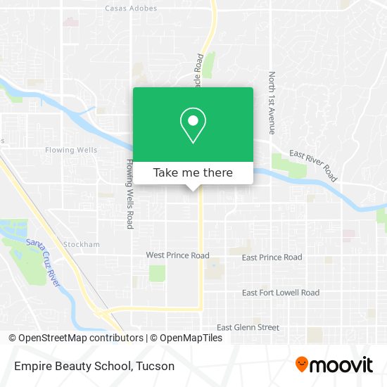 Mapa de Empire Beauty School