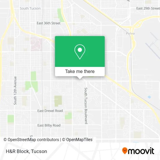 H&R Block map