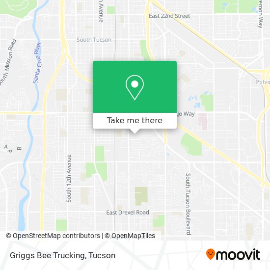 Griggs Bee Trucking map