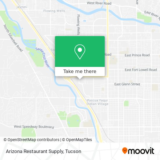 Arizona Restaurant Supply map