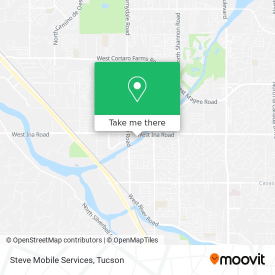 Mapa de Steve Mobile Services