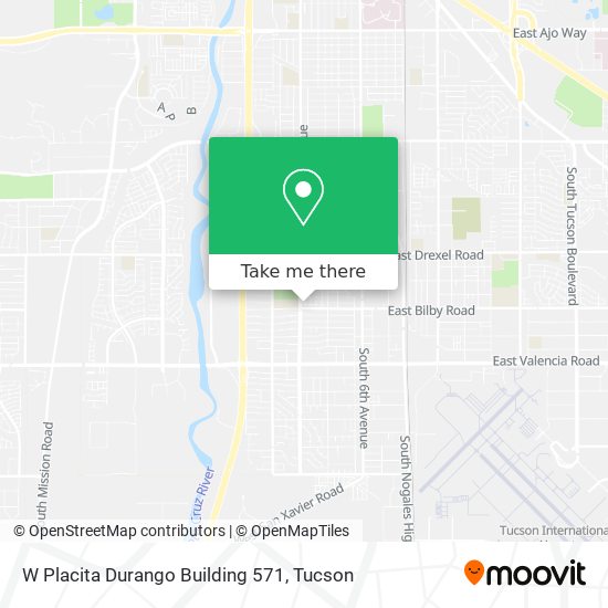 Mapa de W Placita Durango Building 571