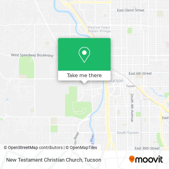 New Testament Christian Church map