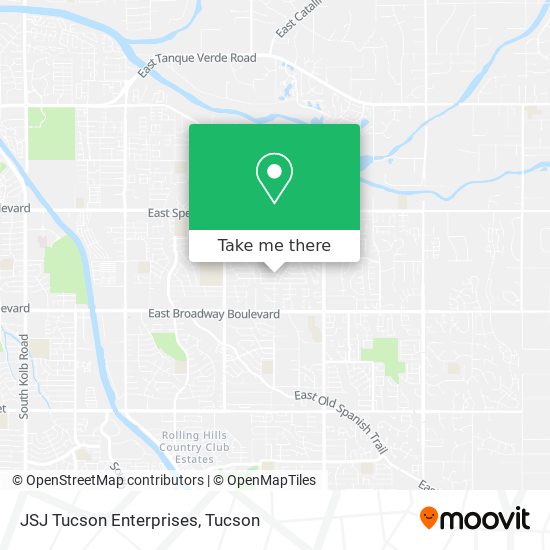 JSJ Tucson Enterprises map