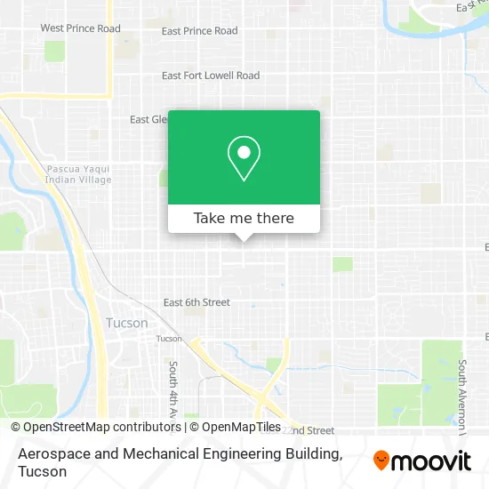 Aerospace and Mechanical Engineering Building map