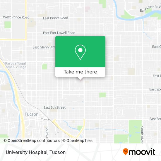 University Hospital map