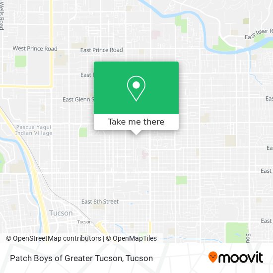 Patch Boys of Greater Tucson map