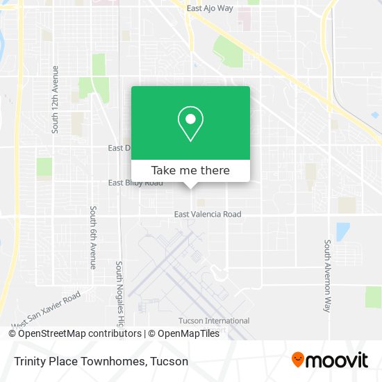 Mapa de Trinity Place Townhomes