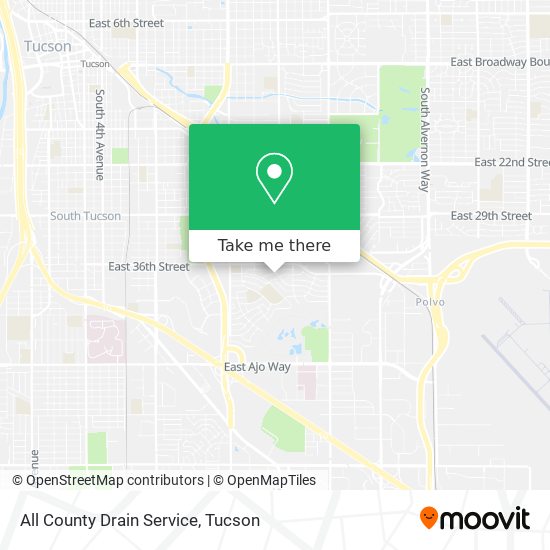 All County Drain Service map