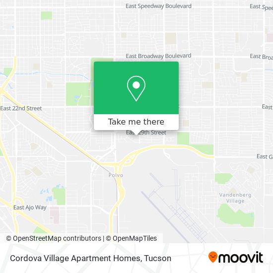 Cordova Village Apartment Homes map