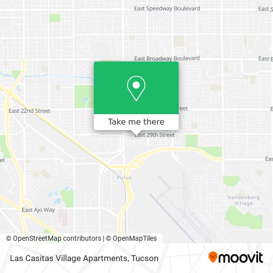 Mapa de Las Casitas Village Apartments