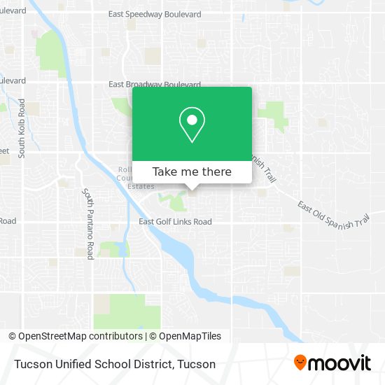 Tucson Unified School District map