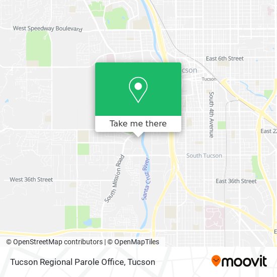 Tucson Regional Parole Office map