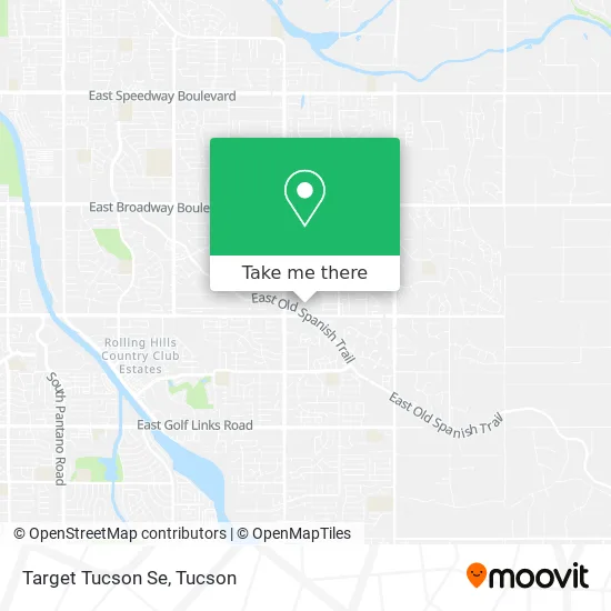Target Tucson Se map