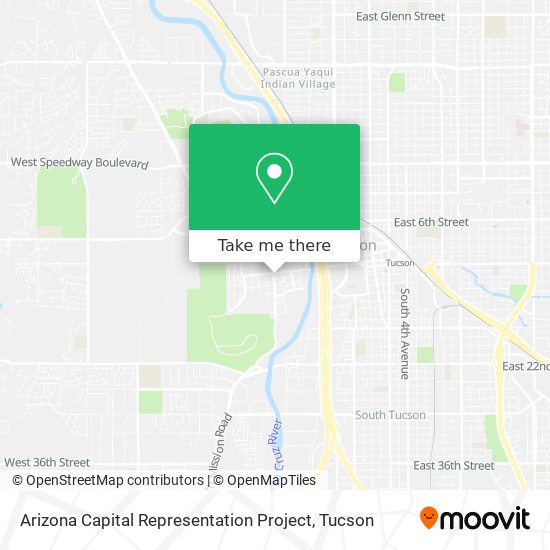 Arizona Capital Representation Project map
