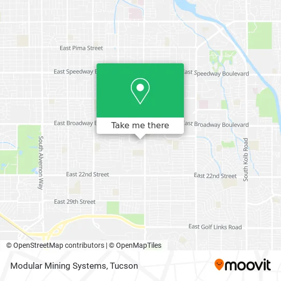 Modular Mining Systems map
