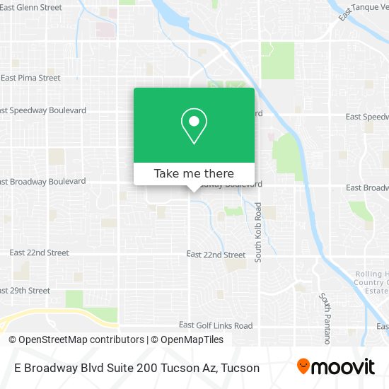 E Broadway Blvd Suite 200 Tucson Az map